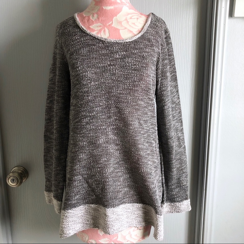 ❤️3 for $10!❤️ Gray Two-Tone Terry Sweater by AGB